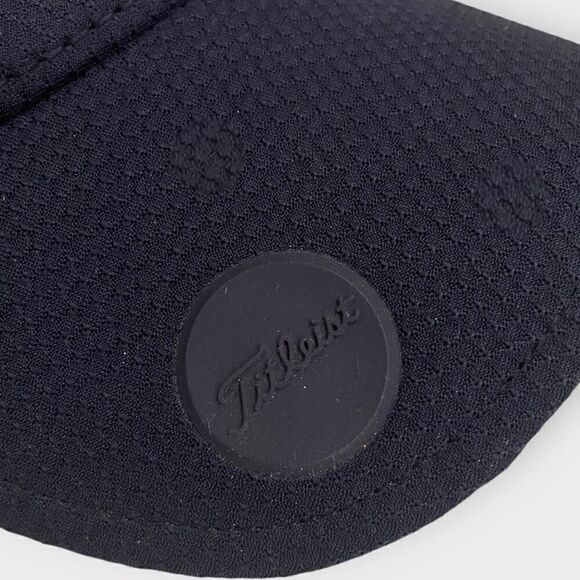 Titleist Polyester Pro V1 FootJoy Blue White Embossed Logo Hat Adjustable New - Picture 2 of 7